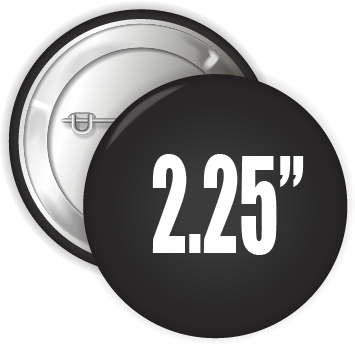 2.25" Pin Back Button | Button World