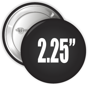 2.25" Pin Back Button | Button World