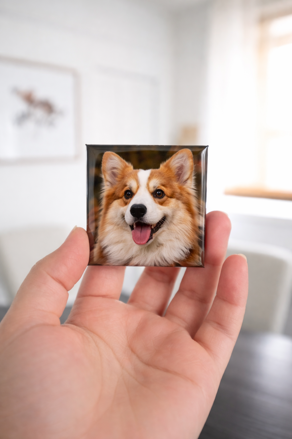 9 Custom Square Photo Magnets | Button World