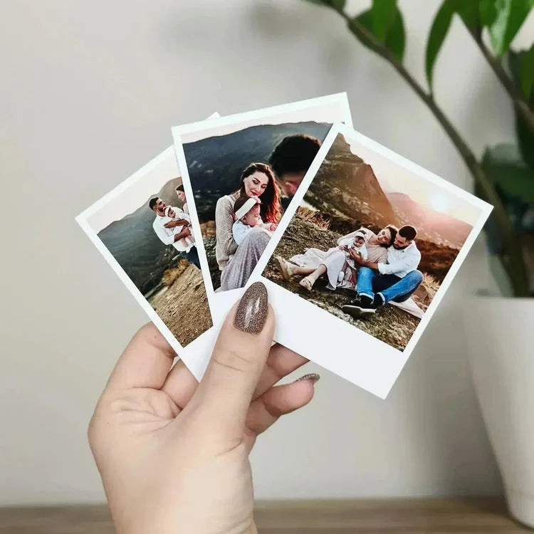 Retro Prints vintage photo booth prints with white borders