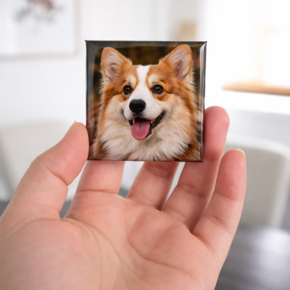 2" x 2" Custom Fridge Magnet | Button World