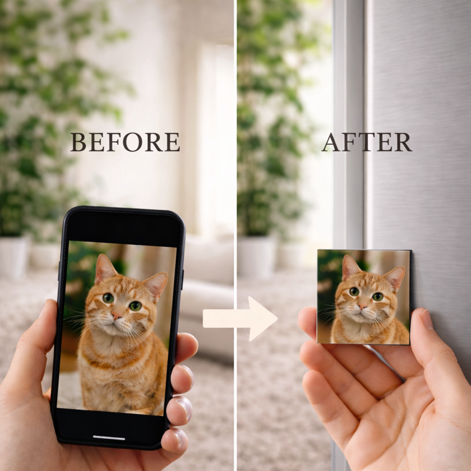 2" x 2" Custom Fridge Magnet | Button World